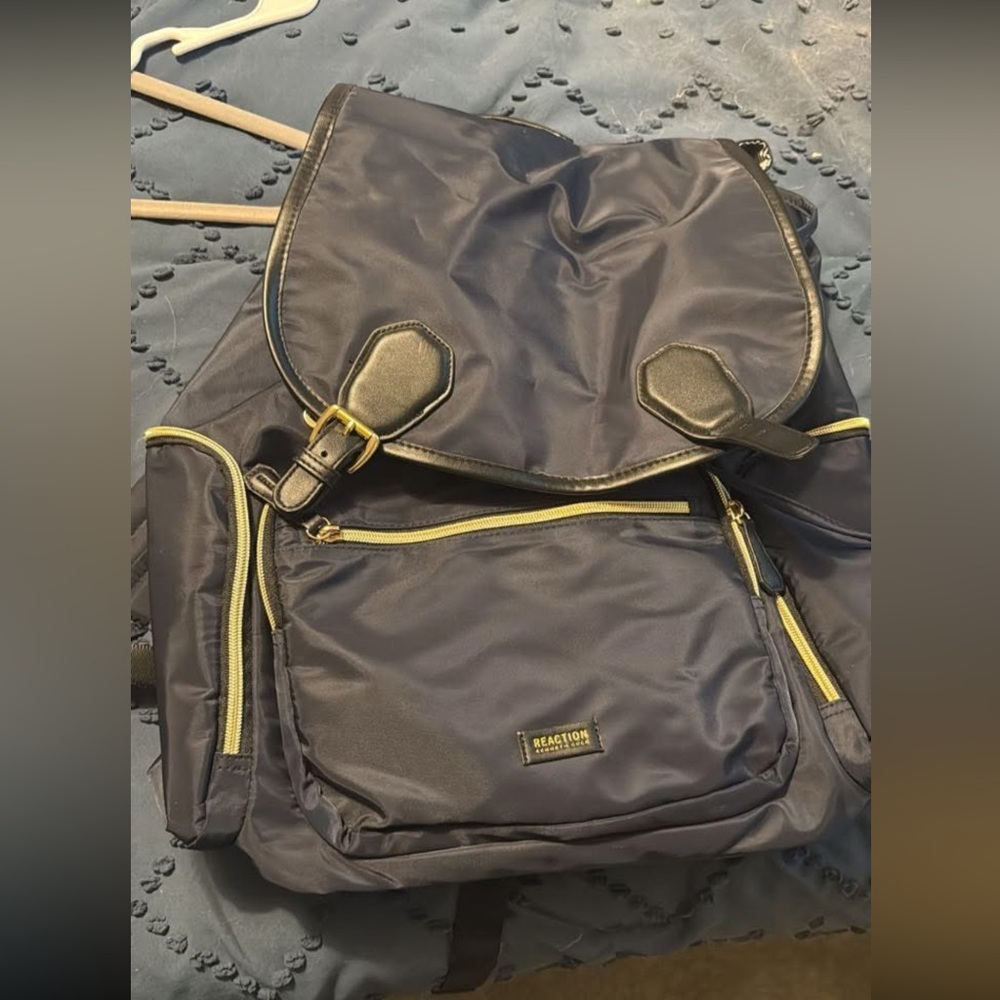 Navy backpack with